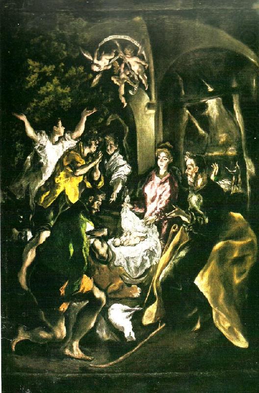 adoration of the shepherds, El Greco